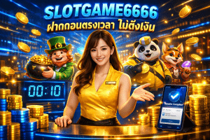 SLOTGAME6666 ฝากถอนตรงเวลา ไม่ดึงเงิน